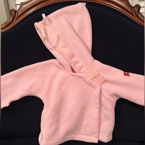 Widgeon 6 month pink fleece jacket